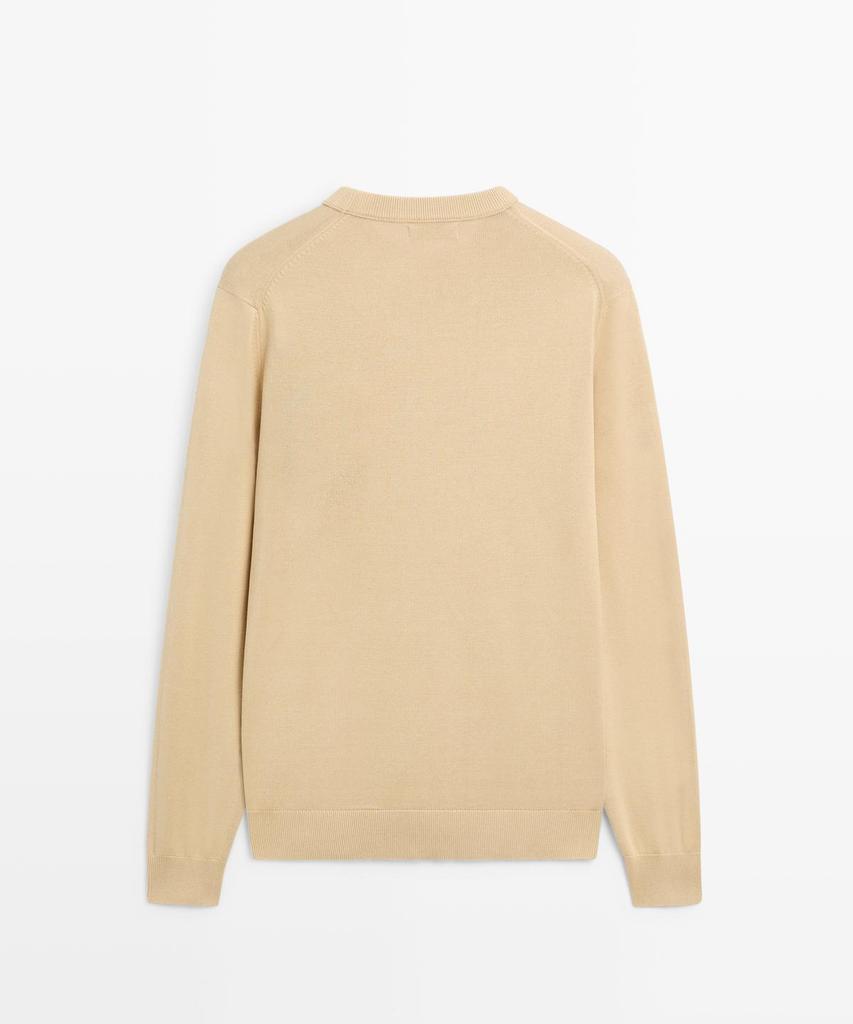 Masimodutti Cotton Blend Knit Sweater