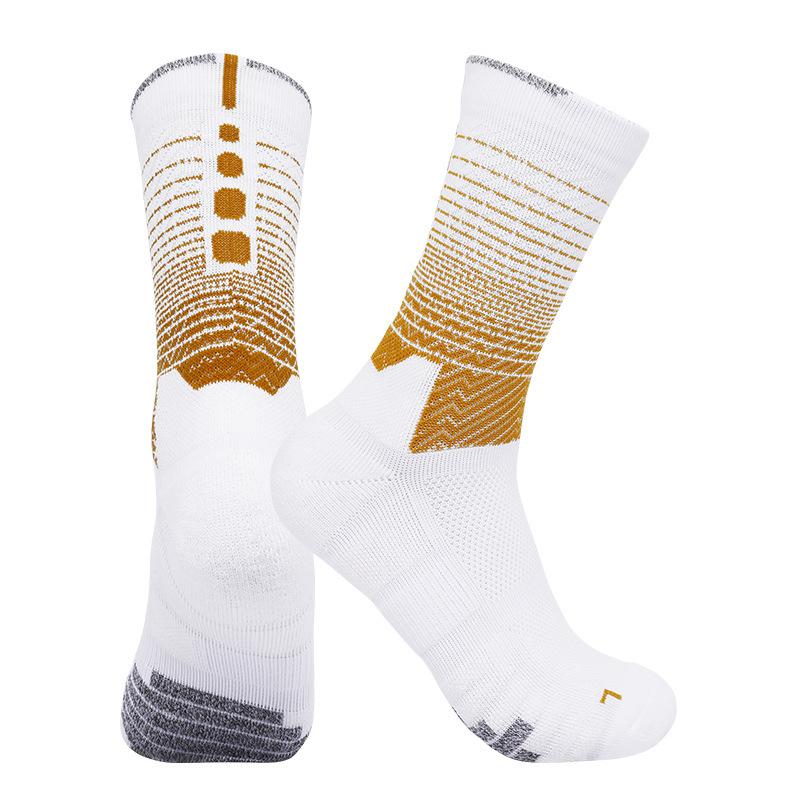 

Towel Bottom Sweat-Absorbing Basketball Socks Men S Actual Combat Long Medium Tube Socks Men S And Women S Cycling Running Sports Socks adult style (suitable for shoe sizes 38-44)