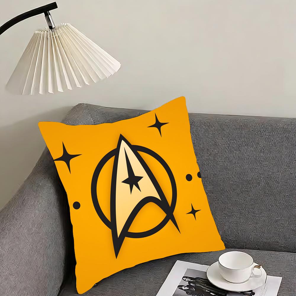 Star T-Trek Shipp Brand Cushion Cover Pillowcase Ultra Soft Skin Friendly Fabric Cloud Like Comfort & Concealed Zipper