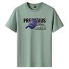 QICED Men's Fashion Casual Summer Spring O-Neck Short Sleeve Blouses & Shirts Casual Chic
