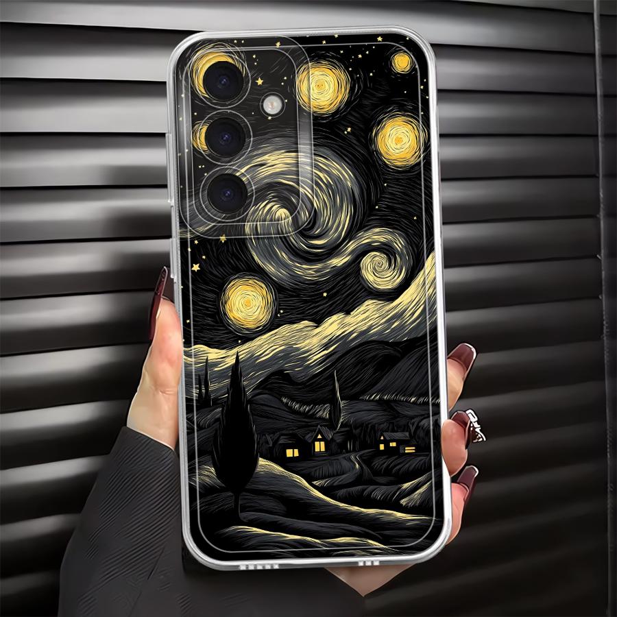 Phone Cover Case for Samsung Galaxy A57 A36 A37 A34 A35 A54 A15 A14 A16 A56 A26 A24 A25 A51 A52 A55 A52 A23 Van Gogh Starry Sky