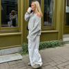 Casual Gebreide Trui Dames Pullover 2026 Lente Losse Off-shoulder Trui met Lange Mouwen Streetwear Dames Warme Street Gebreide Tops