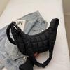 Fashion Cotton Handheld Tote With Quilted Design For Casual Outings