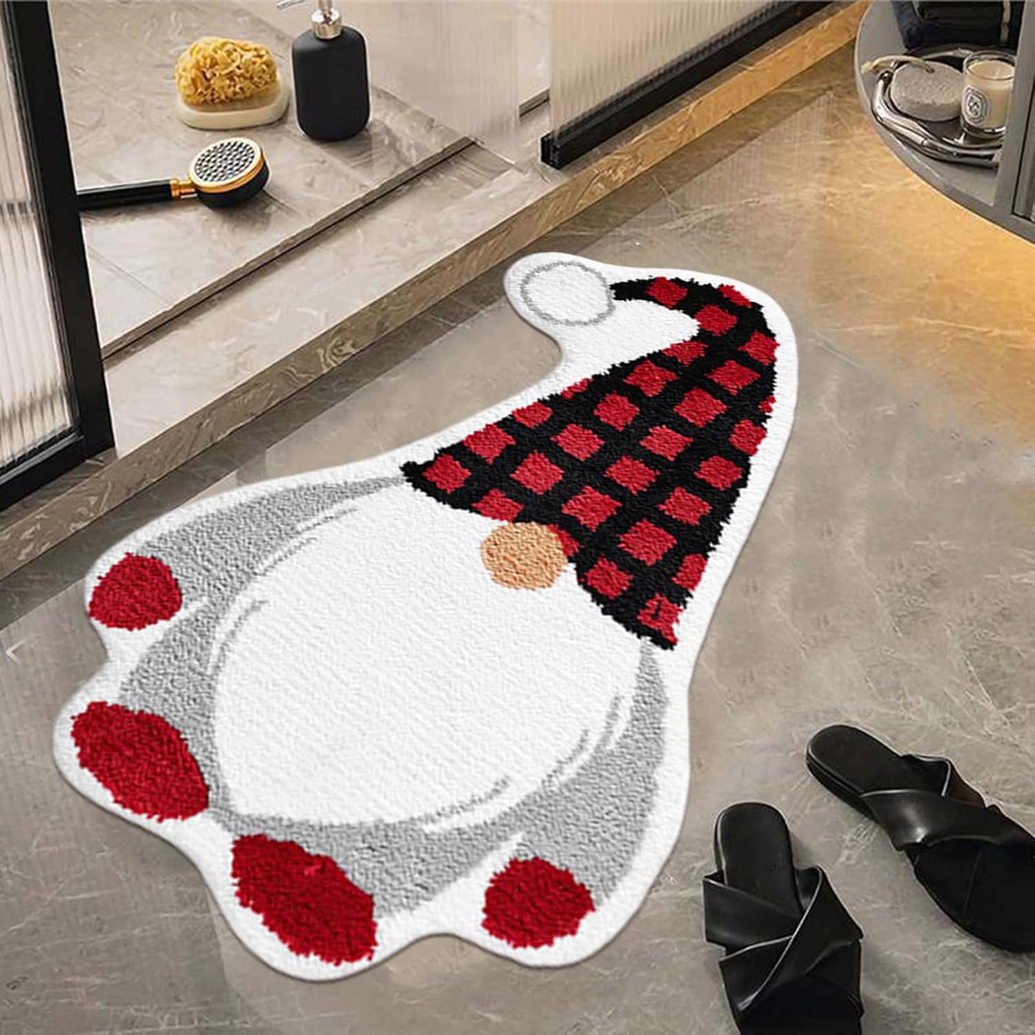 Специальный рождественский ковер с гномом — фото 4