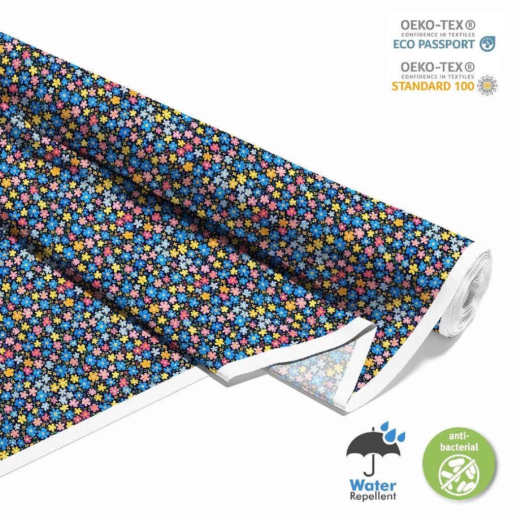 Outdoor Dekostoffe Oxford - Motiv Blumen I Dx5313
