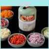 Food Processor Mini Electric Garlic Crusher With Usb Rechargeable For Home Kitchen Use