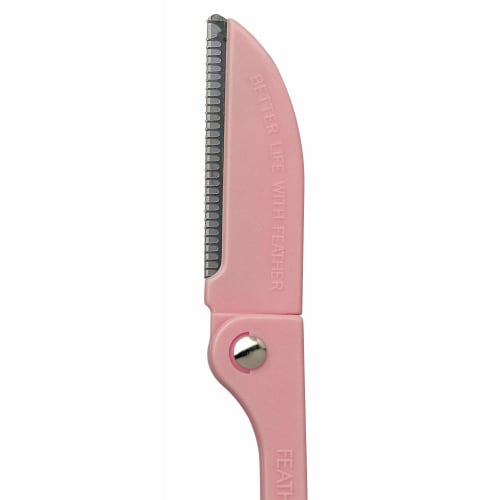 [Exclusive To .co.jp] Feather Safety Razor FEATHER Flamingo S For Face, For Large Areas, With Guard, 3 Pieces X 2 Pieces, Made In Japan, Women's Razor