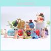 Schattige En Kleurrijke One Piece Luffy Nika Snail Telefoonworm Verzamelfiguur Set