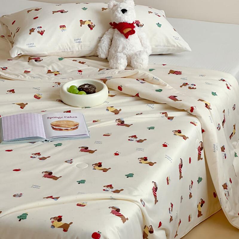 Brangdy Cartoon Gestrickte Baumwolle Sommerdecke