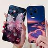 For Infinix Note 12 Pro 4G Case X676B Silicone Cute Cat Fashion Flowers Painted Cover For Inifnix Note 12 Pro Phone Case Bumper