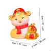 Cute Snake Statue Chinese Year Decor Artificial Ornament Tabletop Centerpiece Spring Festival