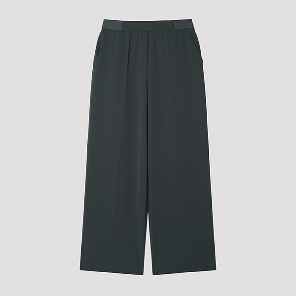 

[She S miSS] Hidden Banding Wide pantS SwwSlp22250 Ch charcoal/55