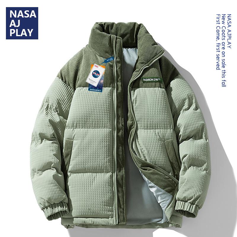 Stand-up collar boys thermal cotton-padded clothes men's jackets autumn and winter new cotton clothes cold-resistant winter bread clothes