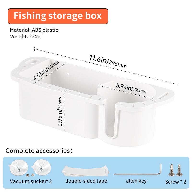 Boat Caddy organizer Can Cup Holder Phone Drink Box Organizer Boat Marine Yacht Pontoon Fishing Cabin Universal Multifunctio белый