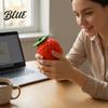 Stress Relief Squeeze Toy Fake Fruit Toy Peach Pineapple Strawberry Ball Giant Sensory Fidget for Home Office School Calming