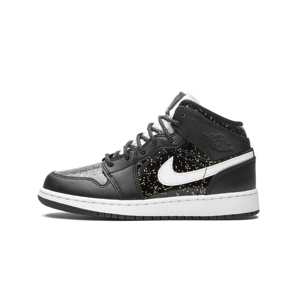 Air Jordan 1 Mid Black Speckle