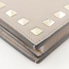 VALENTINO GARAVANI rockstud small wallet Bi-Fold Wallet WW2P0P39BOL beige Calfskin Women Used