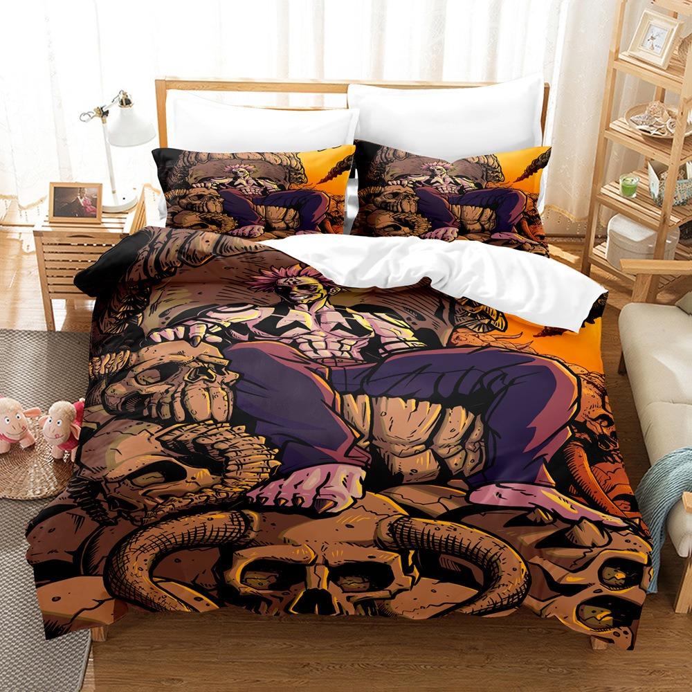 Anime Jujutsu Duvet Cover Pillowcase Bedding Bedroom Decoration Children Gift Adult Single Double Bed Large Sizezip Duvet Cover