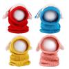 Dog Ears Knitted Cap With Scarf Autumn Winter Keep Warm Hat Breathable Fashion