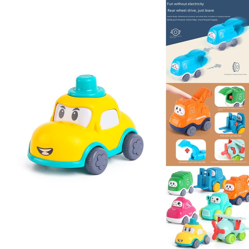 Childrens Inertia Toy Cars Set With Interactive Engineering Vehicles For Preschool Play