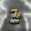 Zehntausend Jade Tibetisch Retro Gealtert Dreiäugig Dzi Achat Röhrenperlen Lose Perlen