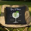 Federa Cuscino Artistica Cocktail Gin Tonic Morbida Reversibile Resistente Copricuscino Uso Multi-Scena per Casa Auto Comfort Quotidiano