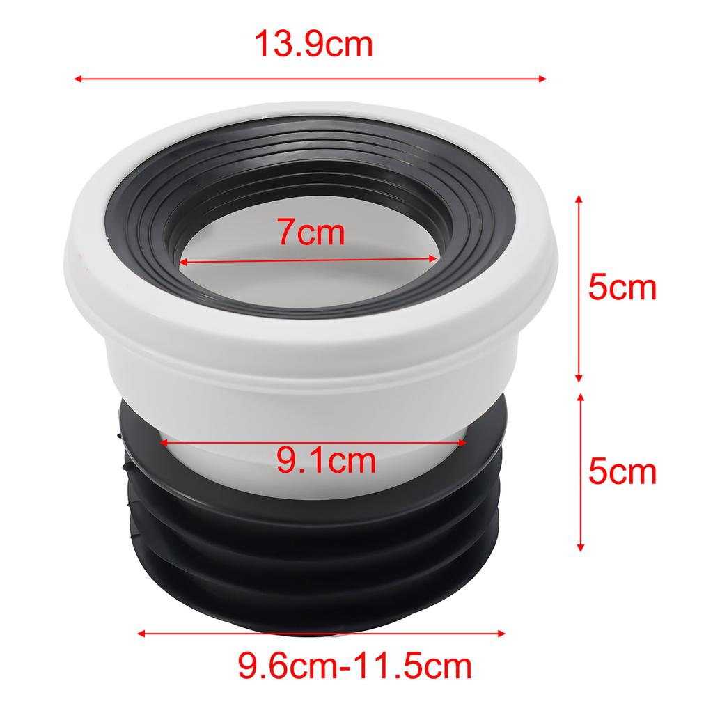 Drainage Pipe Fittings Nozzle Toilet Nozzles Bathroom Straight Style Toilet Drain Pipe Toilet Nozzles Brand New