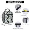 Cute Penguin And Ice Snow Pattern Insulated Lunch Bag for Women Children Leakproof Food Boxes Thermal Lunch Box Tote