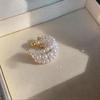 Elegant Three-Layer Pearl Beaded Ear Cuff - No Piercing Required - Light Luxury, Versatile French Style Earrings