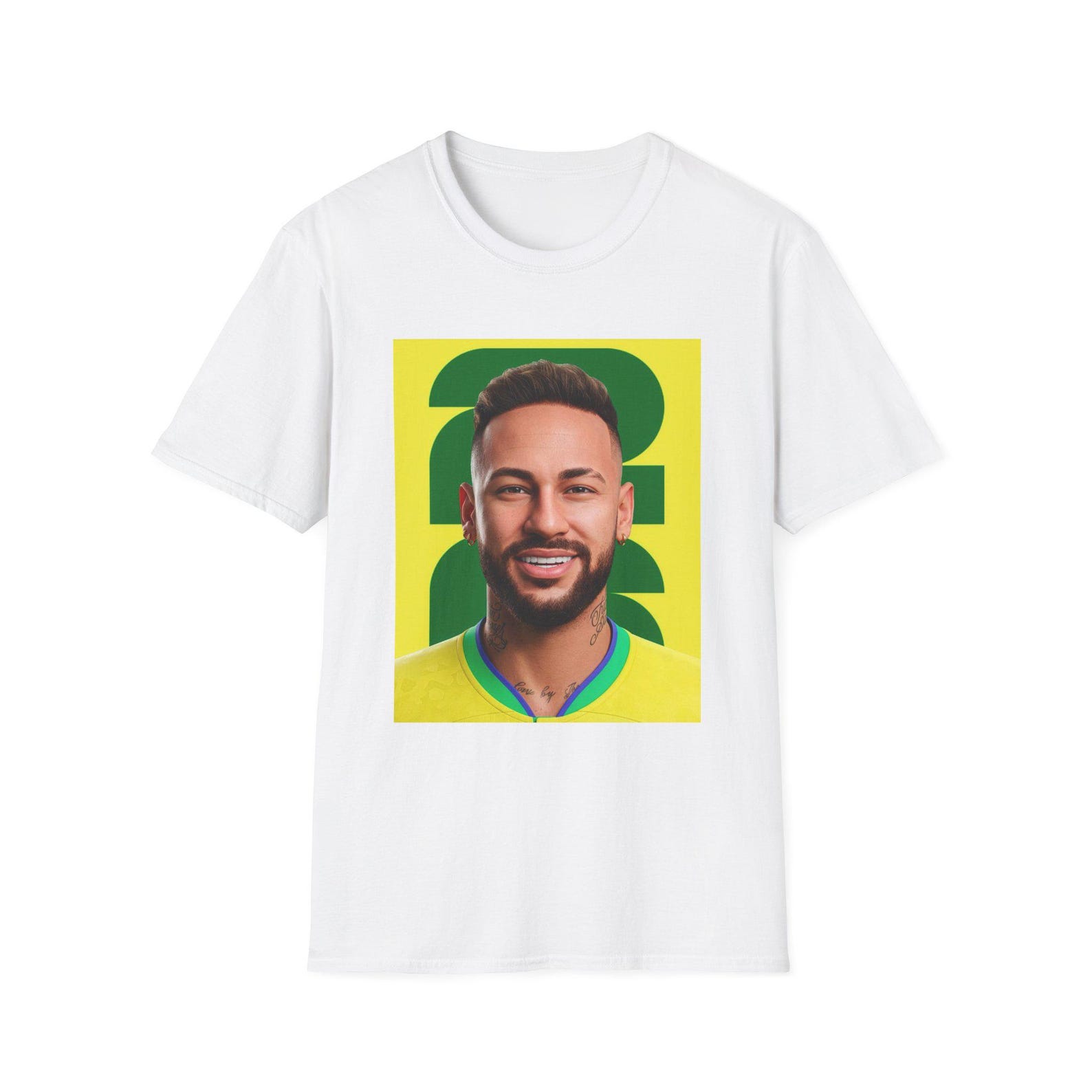 Number 2 Portrait T-Shirt | Pop Art Face Graphic Tee XL