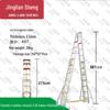 Jingliansheng Telescopic Folding A-Frame Aluminum Ladder
