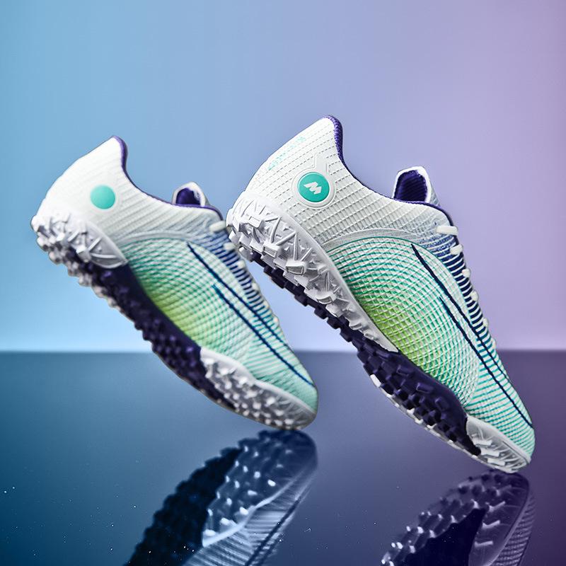 Foreign trade low-top football shoes men's and women's AG long nails TF broken nails artificial grass training shoes for primary and secondary school