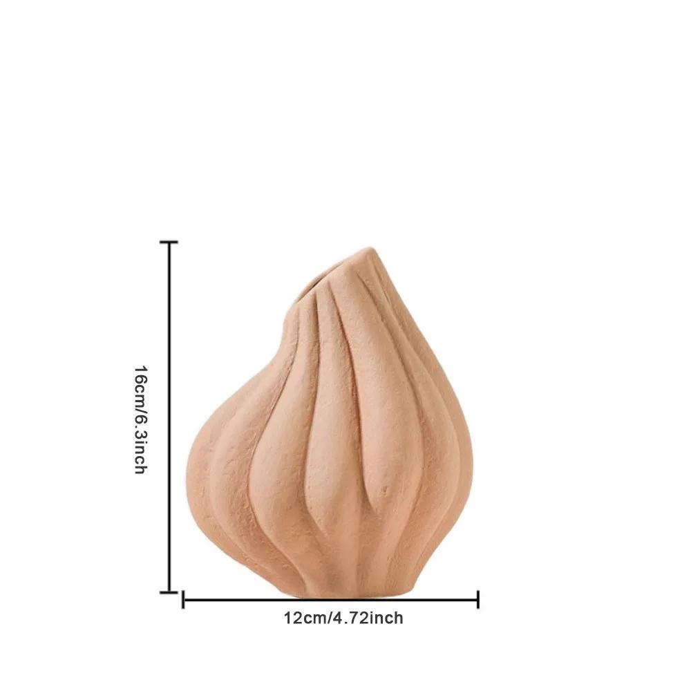 Nordic Ins Geometric Ceramic Vase Ornaments Living Room Bedroom Dining Table Flower Arrangement Art Vase Wedding Vase Decoration