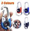 Car Keychains Outdoor Buckle Rock Climbing Keychain Stainless Steel High Quality Key Ring Keys Chain Hooks Men's Gifts Auto Part