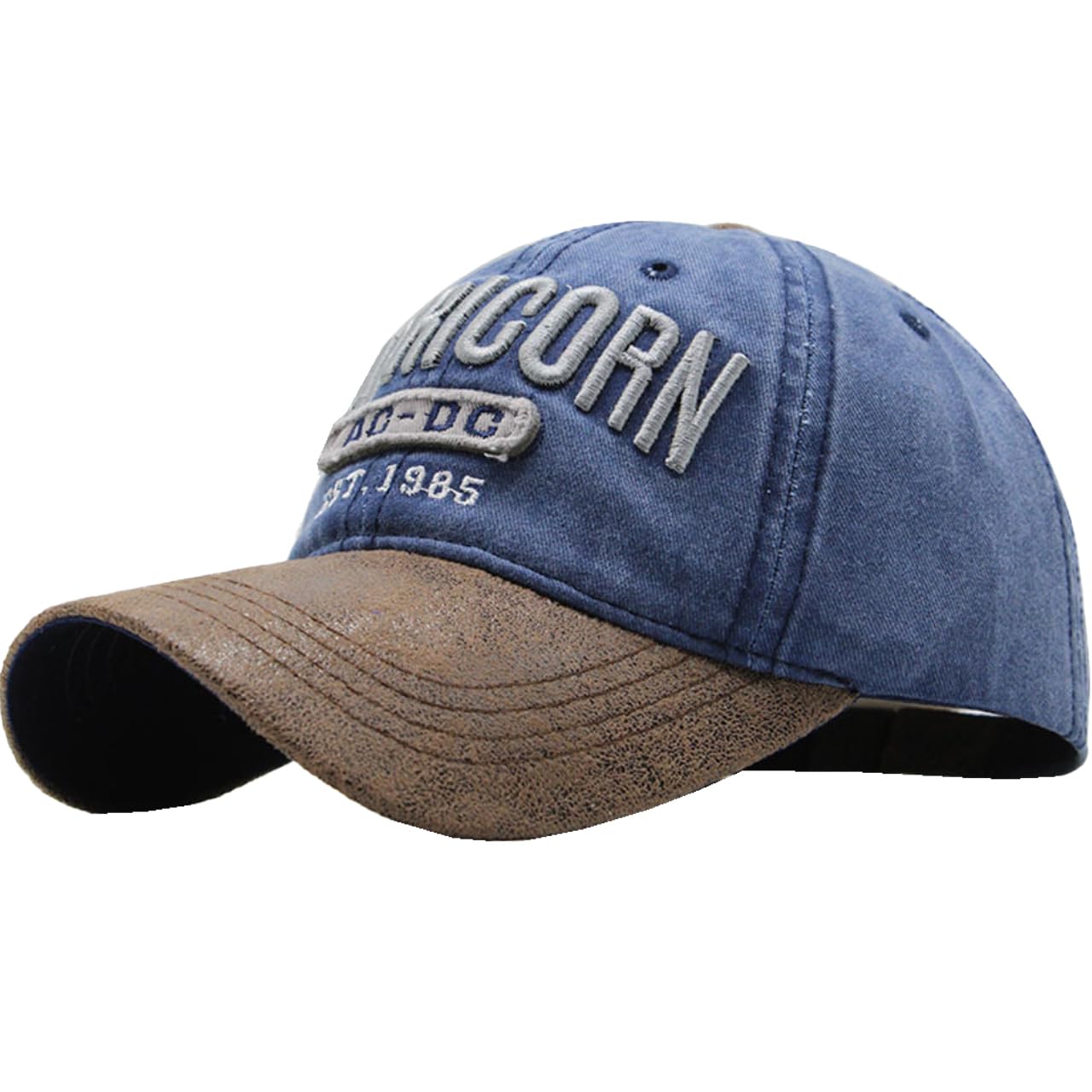 

Hat Cap Vintage English Letters Cool Outdoor Casual Fashion CZ183 [White Fang] Men s (Navy)
