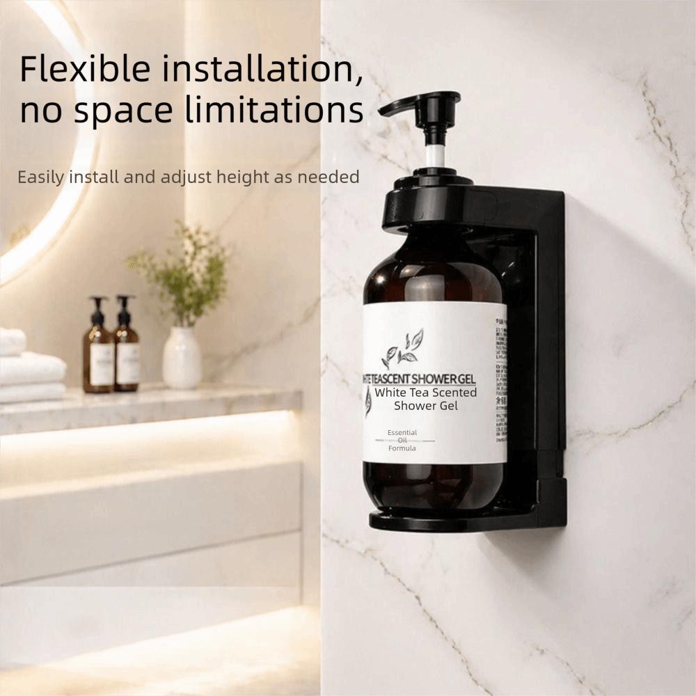Easy Installation Bathroom Dispenser Rack 1/2/3 Head Bathroom Soap Holder  Tile Surface