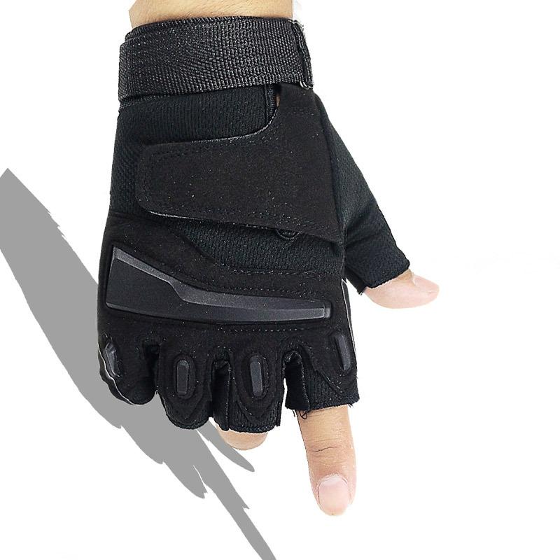 Tactical Half-finger Gloves, Black Eagle Half-finger Eating Chicken, Colored Eagle, Summer and Autumn Sun