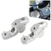 Silberne Aluminiumlegierung Motorrad-Lenkererhöhungen für BMW R1300G (1 Paar)