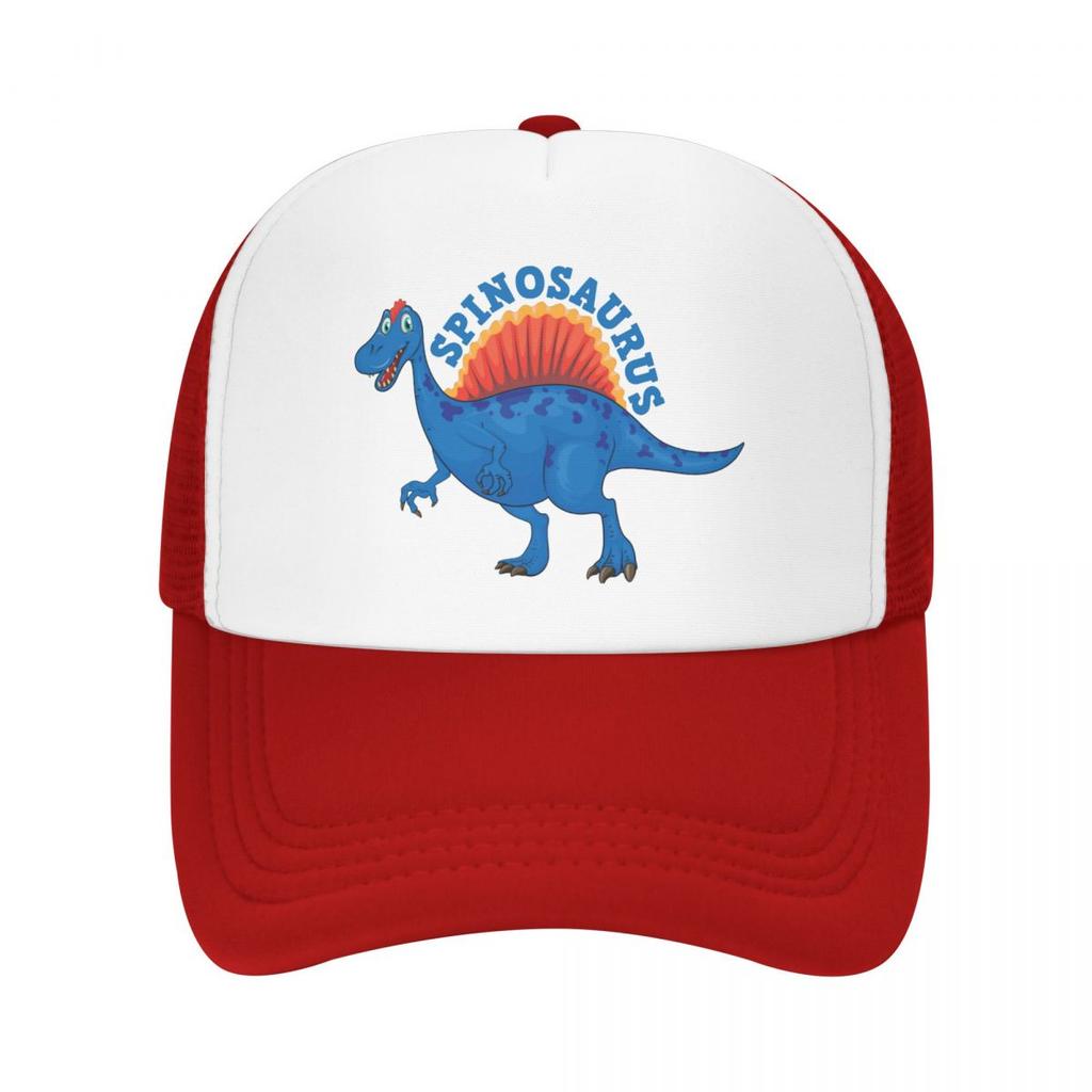 Dinosaur Spinosaurus Trendy Baseball Caps Mesh Hats Summer Fashion Unisex Women Caps