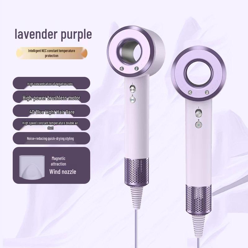 High-Speed Bladeless Hair Dryer: Quick-Dry, Strong Wind, Negative Ion Hair Care, Ideal for Home & Dorm Use