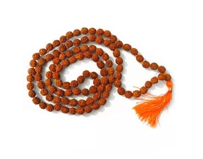 Чётки из Рудракши (7 мукхи), 7 Mukhi Rudraksha Mala (108 beads), Kalyan Puja