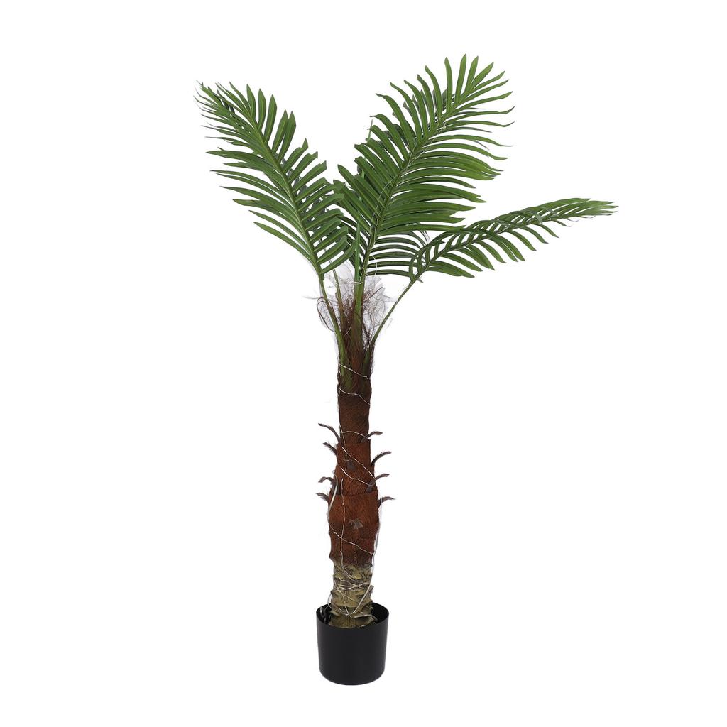 Artificial Lighted Palm Tree 100LED IP65 120cm Light Up Tropical Palm Tree for Pool Beach Yard