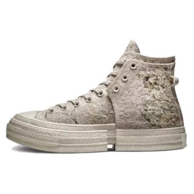 Feng Chen Wang x Chuck Taylor All Star 1970s 2 en 1 Tendencia Genial Zapatillas de Caña Alta Unisex Blanco Roto