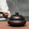 Small Antique Ceramic Incense Burner for Indoor Aromatherapy and Tea Ceremony