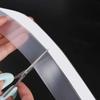 Sound Insulation Self-adhesive Door Window Seal 1/3m Silicone Rubber Door Bottom Sealing Strip Cuttable Windproof Warm