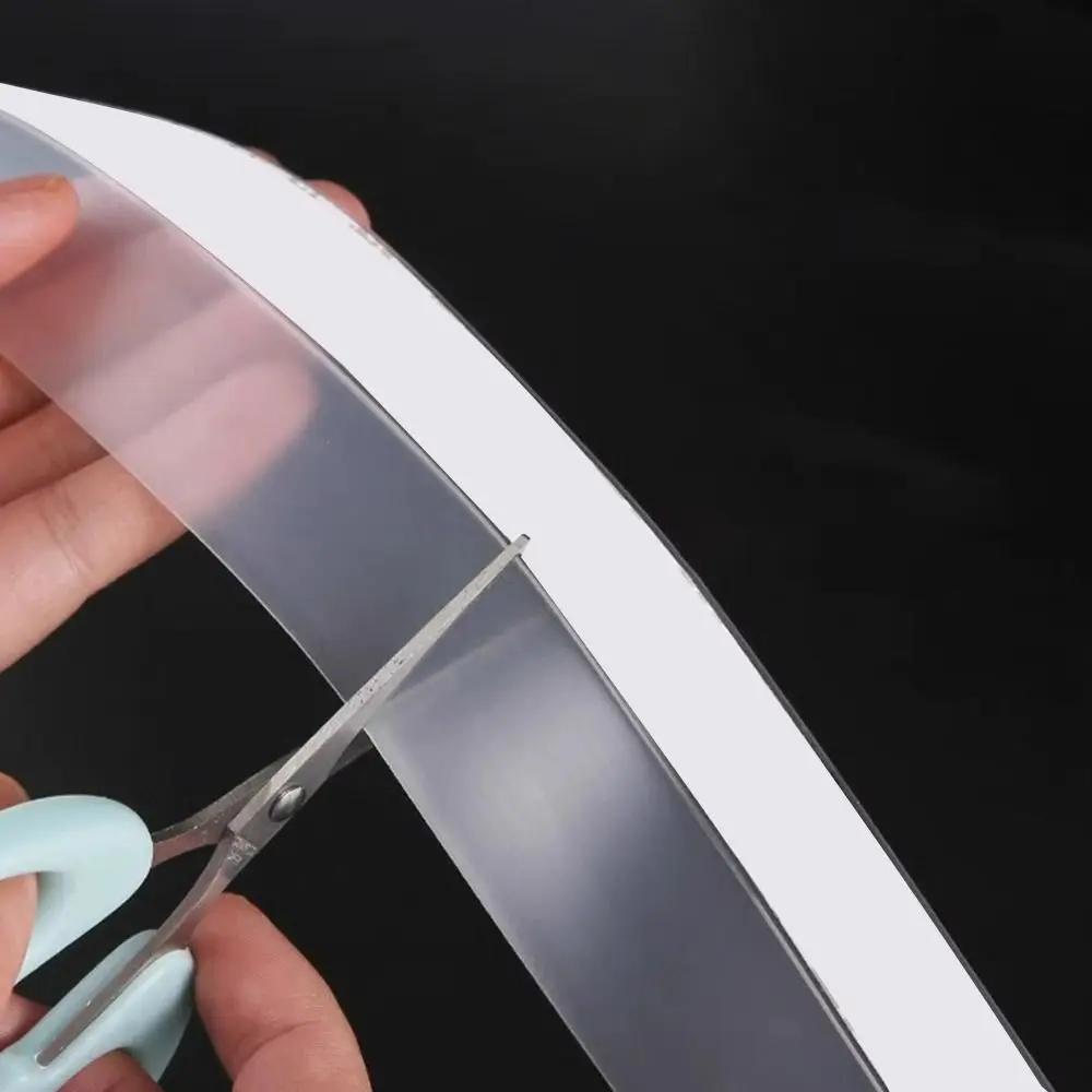 Sound Insulation Self-adhesive Door Window Seal 1/3m Silicone Rubber Door Bottom Sealing Strip Cuttable Windproof Warm