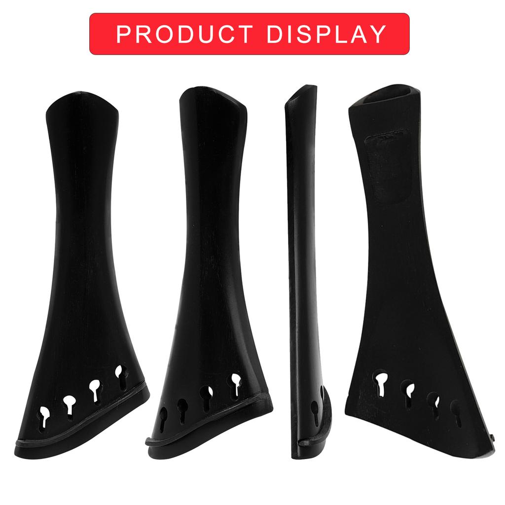Standard Wood 4/4 Violin Tailpiece Replacement String Plate Violin Tailpiece String Instruments Parts Easy to Install