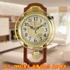 Vintage Large Swing Wall Clock Pendulum Clock Wall Decor Kitchen Living Room Decoration Shabby Chic Horloge Murale Quartz SC156