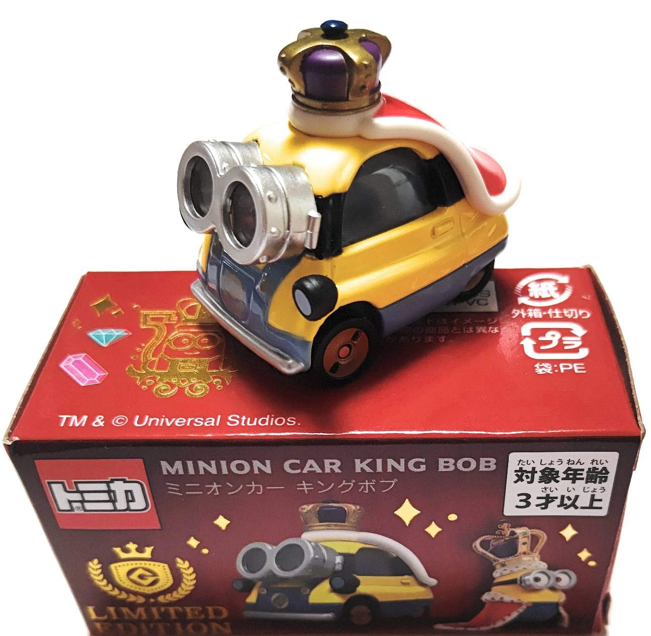 

Лімітований Лімітований Офіційний Tomica Машинка Міньйон Король USJ Випущено у 2020 році Universal Studios [Міньйон Боб]