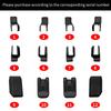 For Lexus LX570 450d Seat Track Protective Cover Interior upgraded Accessories Seat Guide Rail Front and Rear Covers 2008-